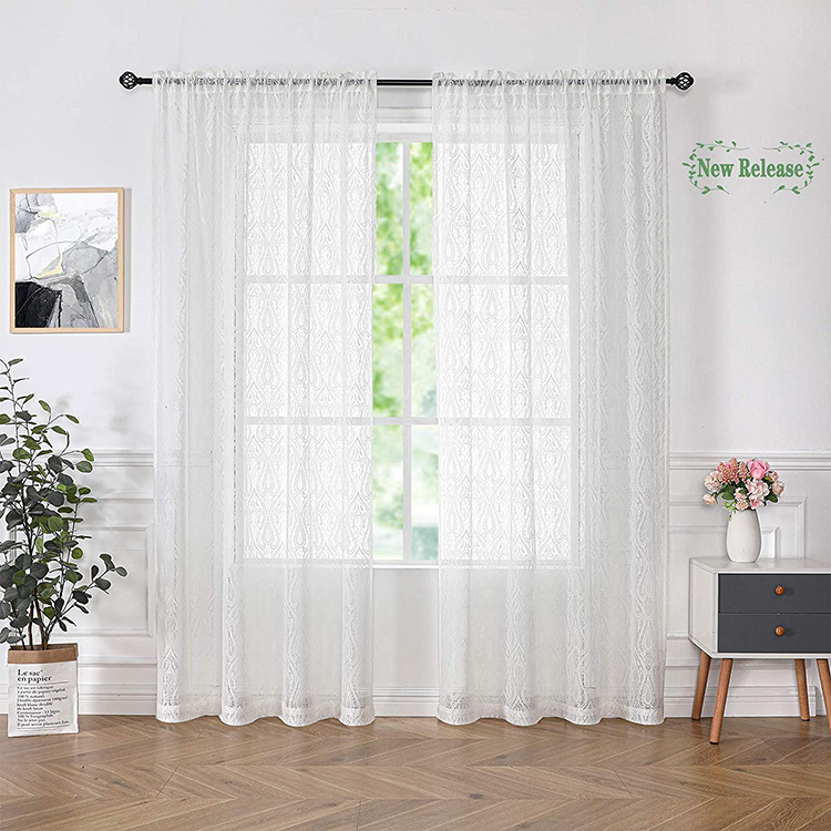 Trang trí nhà Trung Quốc sản xuất thiết kế in 100% polyester đám cưới thả lại vải sheer hoa