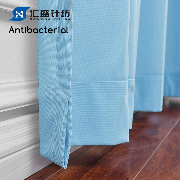 Vách ngăn cách âm tùy chỉnh 100% Polyester Bệnh viện y tế Rèm vải khối cho rèm giường